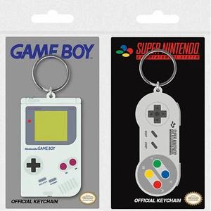 New Official Nintendo Retro Keyring Key Chain Joypad Gameboy SNES Controller UK - Picture 1 of 4
