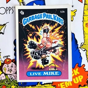 Topps 1985 Garbage Pail Kinder 2. Serie Live Mike Karte 53b - Bild 1 von 3