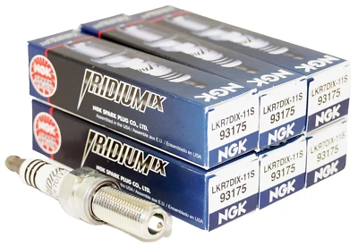 Pack of 6 Genuine NGK 93175 Iridium IX Spark Plugs LKR7DIX11S - Image 1 of 4