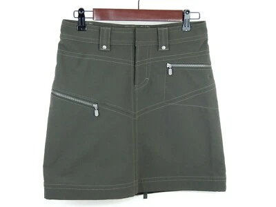 ATHLETA Mujer 2 - Gris Carga Ropa Activa Falda - Caminar Senderismo Golf Tenis Foto 1 de 4