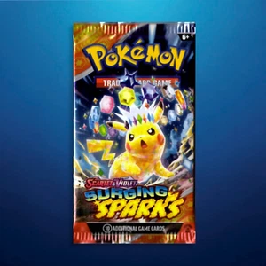Pokémon Scarlet & Violet Surging Sparks Booster Pack - Nuevo y EMBALAJE ORIGINAL - Inglés - Imagen 1 de 10