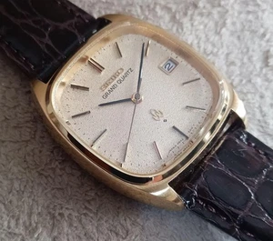 Reloj Hombre Seiko Grand Cuarzo Vintage Modelo 4842-5011 con Correa Nueva - Imagen 1 de 12