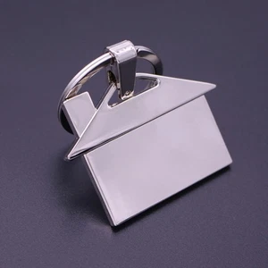 Llavero de metal con llave de diseño de casa regalo encanto bolso colgante - Imagen 1 de 11