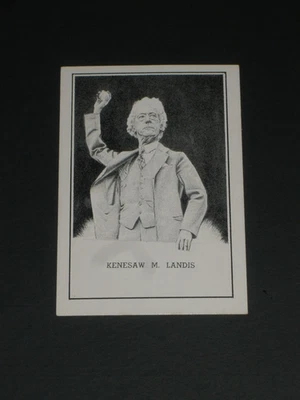 1950-56 Callahan Salón de la Fama de béisbol, Kenesaw M. Landis, casi nuevo/como nuevo Foto 1 de 2