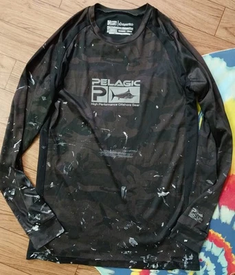 Camisa de pesca de manga larga Pelagic Vaportek niño Foto 1 de 4