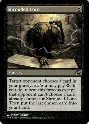 MTG Shrouded Lore NEARMINT NM / Magic The Gathering : Planar Chaos - Image 1 of 2