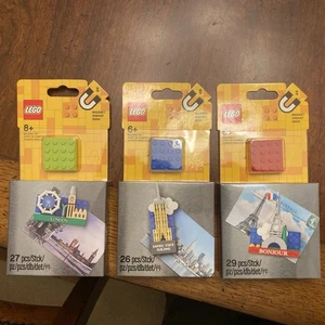 LEGO London Magnet & LEGO Empire State Building Magnet & LEGO Paris sets - Picture 1 of 2
