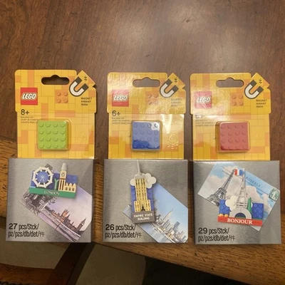 LEGO London Magnet & LEGO Empire State Building Magnet & LEGO Paris sets - Image 1 of 2