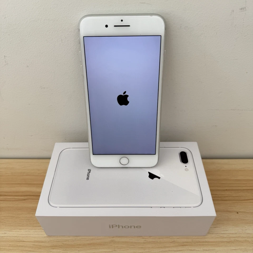 Apple iPhone 8 Plus 64 GB Silver Great Condition Comes With Box - Image 1 of 4