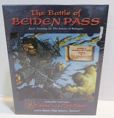 THE BATTLE OF BEIDEN PASS AEG CARD GAME LEGEND OF THE FIVE RINGS FACTORY SEALED! - Image 1 of 2
