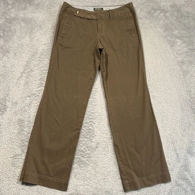 Eddie Bauer Chino Pants Women’s 10 Brown Vashon Fit  Wide Leg Outdoors Gorpcore - Image 1 of 4