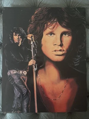 Vintage 1991 Jim Morrison Poster Angel Gifts USA 16x20” Classic Rock Art - Image 1 of 4