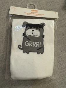 Gymboree Gymmies 2-teiliger Pyjama Frankenstein Hund Halloween 3 Nachtwäsche - Bild 1 von 4