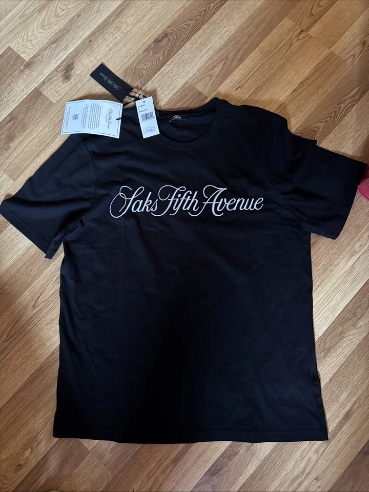 Camiseta Sals Fifth Avenue Logo Preta Tamanho G - Imagem 1 de 1