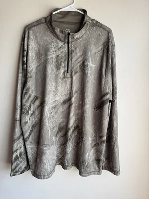 Magellan Outdoors Camo Performance 1/4 Zip Mens 2XL - Image 1 of 4