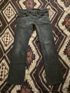 Diesel Safado Slim Straight Jeans Schwarz Denim Stretch Herren Größe 30x30 (32x30) - Bild 1 von 16