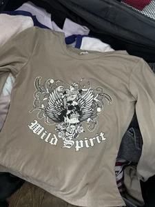 Wild Spirit Girls Tan Top - Picture 1 of 1