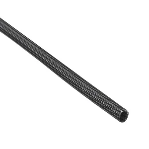 Protezione Cavo Isolante 9.8Ft-3mm Alta TEMP Manicotto in Fibra di Vetro Nero - Foto 1 di 4