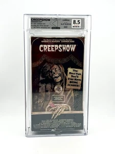 CREEPSHOW VHS 1987 Sealed Canadian Slip Sleeve BIG WB WATERMARKS Rewind 8.5 CGC - Picture 1 of 4