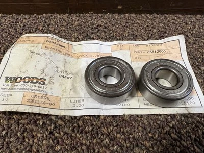 2 rodamientos de bolas Woods 5412000 nuevos  Foto 1 de 3