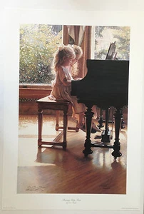 Steve Hanks "Sharing Key Time" S/N Ltd Ed Print #1203/1650 - Picture 1 of 8