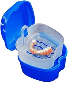KUKIDENT Porta Protesi Dentiera Astuccio Oral b Contenitore Apparecchio Denti - Foto 1 di 1