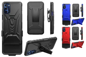 For Motorola G Stylus 4G XT2211DL (2022) 6.8" V 3in1 Holster Clip Case Cover - Picture 1 of 4