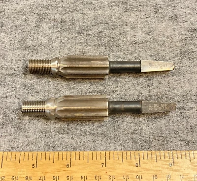 Pipe Taps 2 Pc Tapered Shank w/ 1 Regal-Beloit 774-44 NS USA - Image 1 of 4