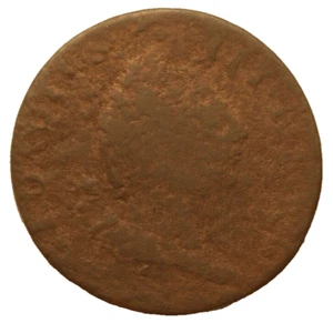1773 Virginia Half Penny Cent Colonial Copper Coin Nice Date - Picture 1 of 6