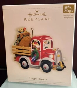Hallmark Keepsake Happy Haulers 2006 Magic Ornament Windup Sound Light Motion - Picture 1 of 1