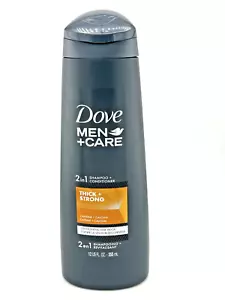 Dove Men+Care Thick & Strong Fortifying 2-in-1 Shampoo + Conditioner, 12 Fl Oz - Picture 1 of 6