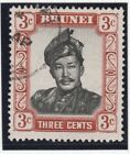1952 Brunei 3C Sultan Of Brunei Sg 102 Fu