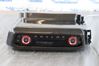 2021 TOYOTA SUPRA GR B58 MK5 OEM A/C HEATER CONTROL SWITCH *CARBON COVER* #1422 - Image 1 of 4