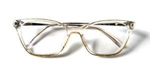 BEBE BB5203 204 TAUPE CRYSTAL CLEAR AUTHENTIC FULL RIM EYEGLASSE FRAME 52-17-135 - Picture 1 of 7