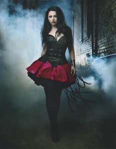 Amy Lee (Evanescencia) **FIRMADA A MANO** FOTO 10x8 ~ AUTOGRAFIADA - Imagen 1 de 1