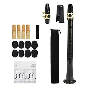 Mini Pocket Saxophone 8 Hole with Mouthpiece for Beginner Instrument Players - Picture 1 of 12