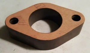 Snowmobile ATV Carburetor Heat Insulator Bakelite Flange Block 7/8" HD WD  - Picture 1 of 5