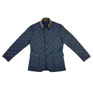 Chaqueta Acolchada Hackett London Azul Marino Alderton Paddock Talla M - Imagen 1 de 16