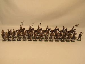 Vintage PRUSSIAN MARCHING BAND Metal Soldiers Figurines R3 - Picture 1 of 19