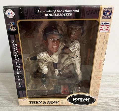 ROD CAREW & TORII HUNTER Minnesota Twins “Now & Then” Bobblehead NIB! 2E Cover