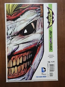 BATMAN AND ROBIN #15 NM Die cut Cover ~ Death in the Family ~ DC Comics 2012 - Picture 1 of 3