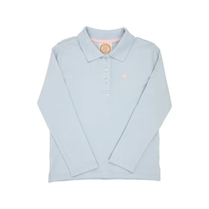 BEAUFORT BONNET L/S Polo-Style Knit Shirt - Blue - NWT Girls 12 - Picture 1 of 2
