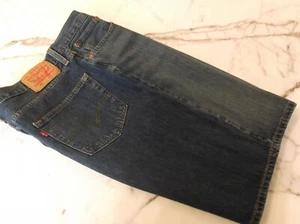 LEVI'S HERREN 469 DENIM SHORTS - 36 W - LOSE GERADE PASSFORM - 11 ZOLL LANGE INSE - Bild 1 von 5