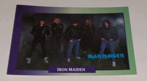 1991 Brockum RockCards #180 Iron Maiden Rock 🎸 Hair Metal Band Trading Cards - Picture 1 of 11