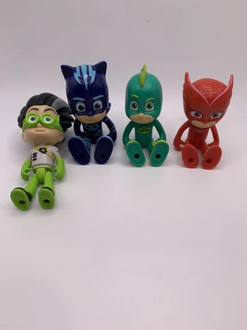 PJ Masks Figures Lot Gekko Cat Boy Owlette Romeo Lot Of 4 Figures Cover