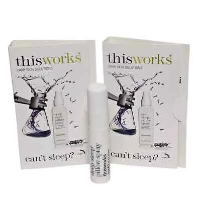 2 X THIS Works Deep Sleep Pillow Spray Sample 0.08oz/2.5ml Each - Image 1 of 2