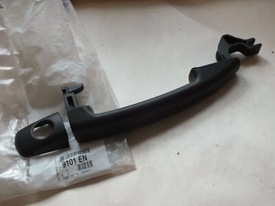 Novo Genuíno Peugeot 407 Citroen C4 Preto Maçaneta Externa da Porta Frontal 9101EN PC45 - Imagem 1 de 4