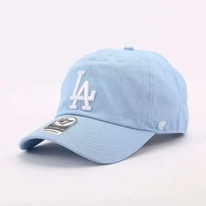 Los Angeles Dodgers '47 Clean-Up Hat Soft Blue, Adjustable Baseball Cap MLB - Picture 1 of 6