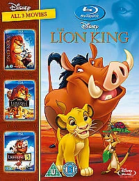 The Lion King Trilogy (Box Set) (Blu-ray, 2014)