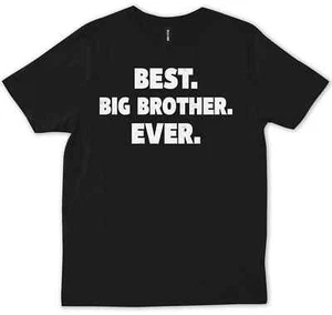 Best Big Brother Ever Promoted To Big Brother New Baby Gift T-Shirt - Picture 1 of 4